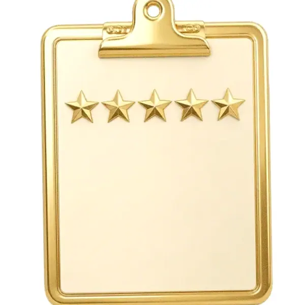 Star rating clipboard — Lizaro