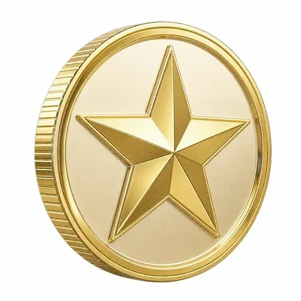 Star-emblem coin — Lizaro