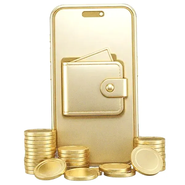 Smartphone with wallet — Lizaro