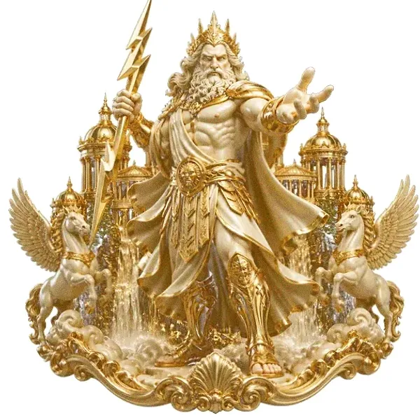 Zeus with lightning — Lizaro