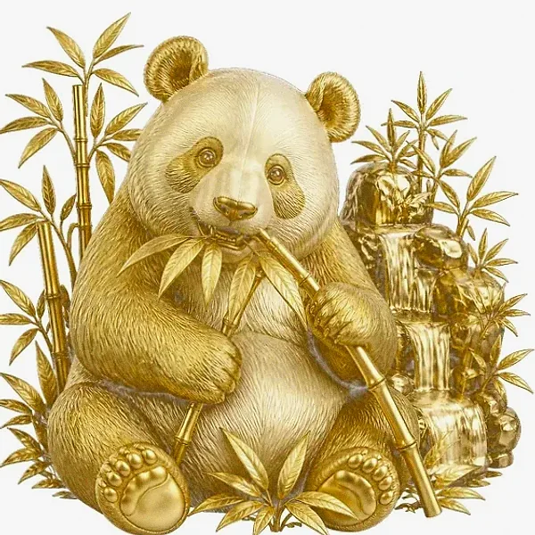 Panda eating bamboo — Lizaro